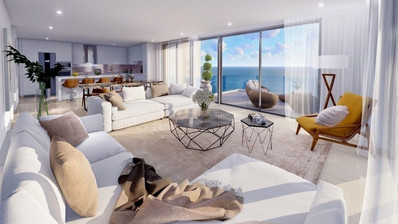 Three bedroom fabulous apartment on the fifth floor in privileged area in Kato Paphos