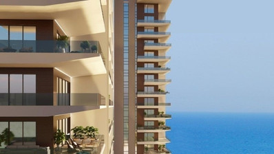 Three bedroom fabulous apartment on the fifth floor in privileged area in Kato Paphos