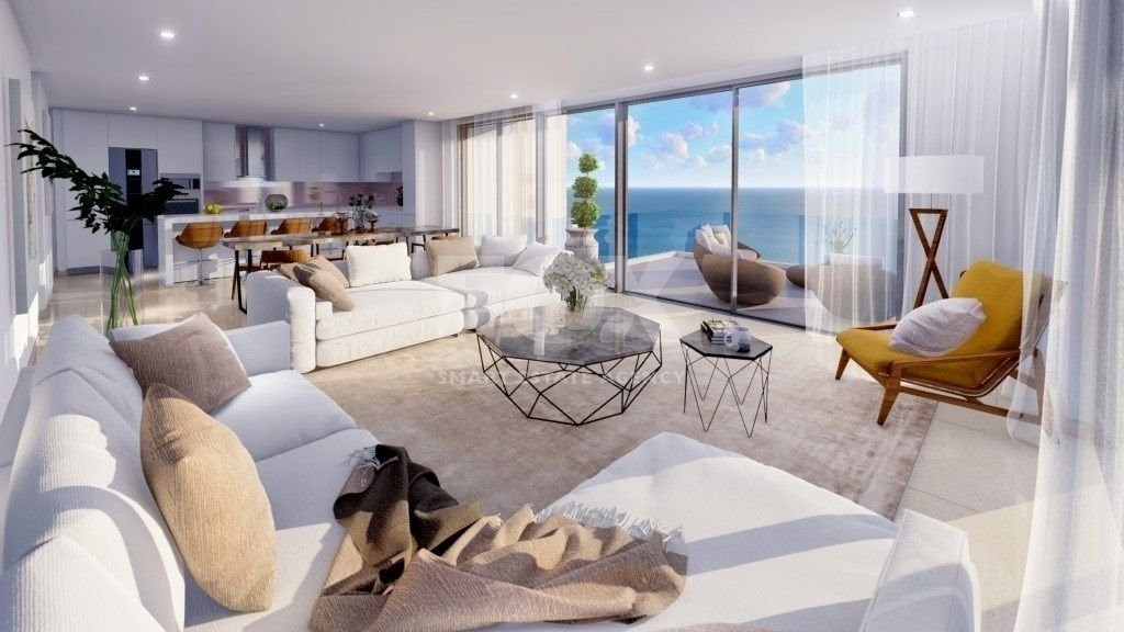 Three bedroom fabulous apartment on the 6th floor in a privileged area in Kato Paphos, for sale