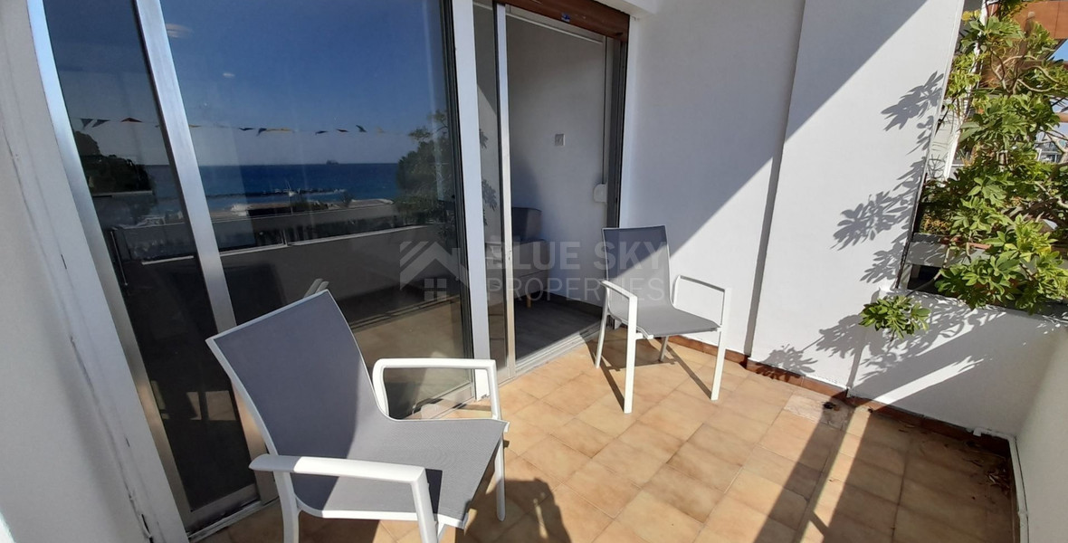 One bedroom seafront apartment for Rent in Agia Trias, Lemesos