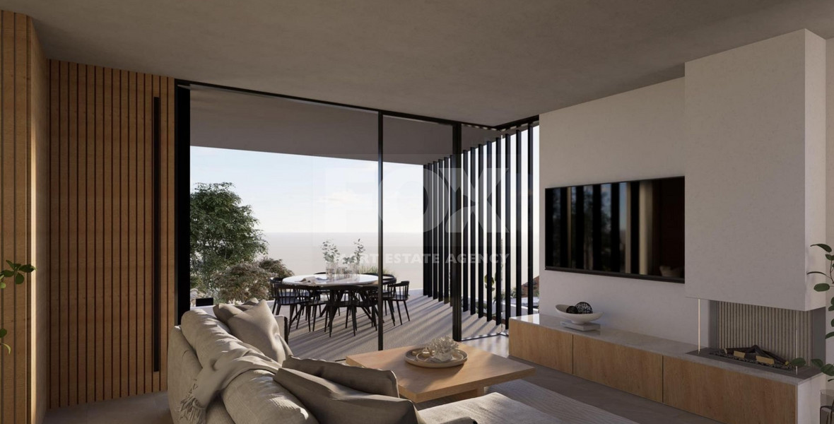 Stunning, modern design two-storey villa located in Konia, Paphos, combing tranquility, amazing view