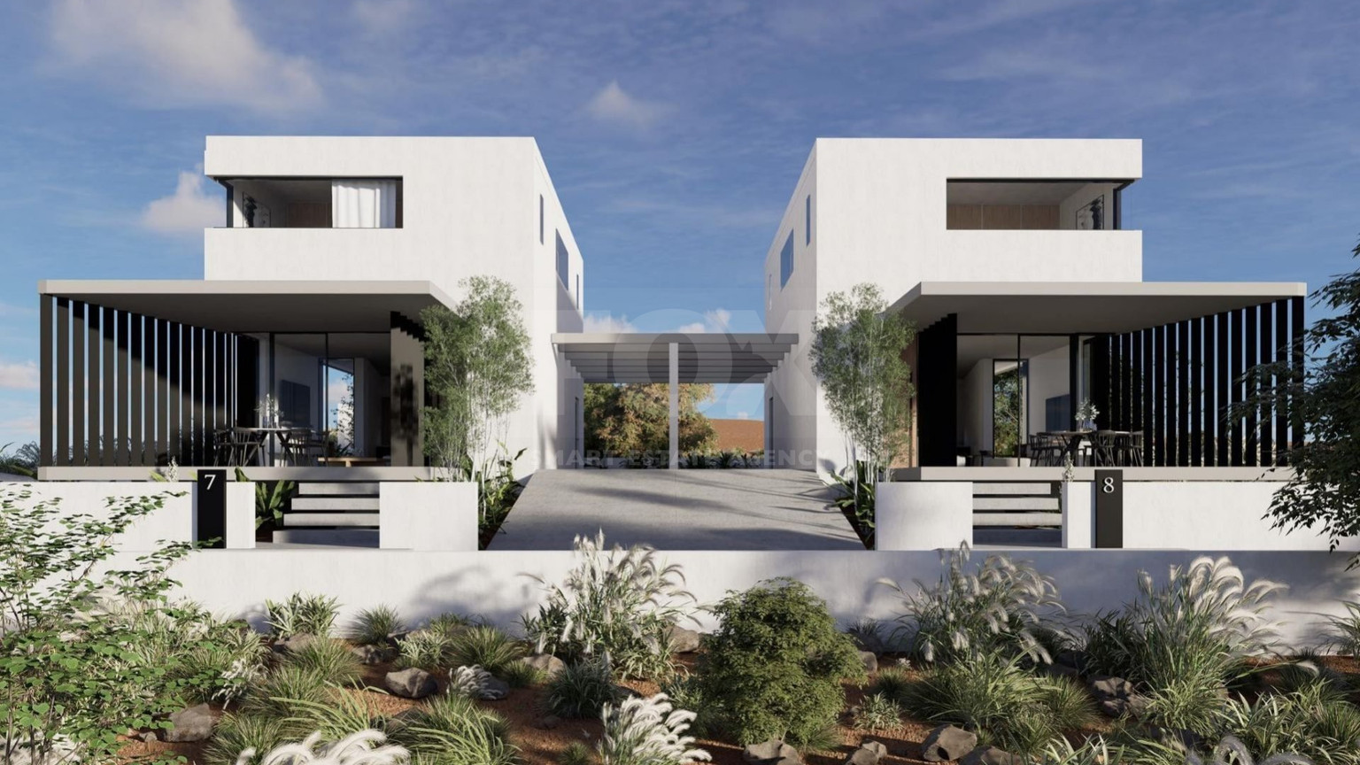 Stunning, modern design two-storey villa located in Konia, Paphos, combing tranquility, amazing view