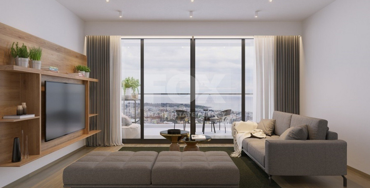 Three bedroom apartment on the fifth floor for sale,  In Paphos