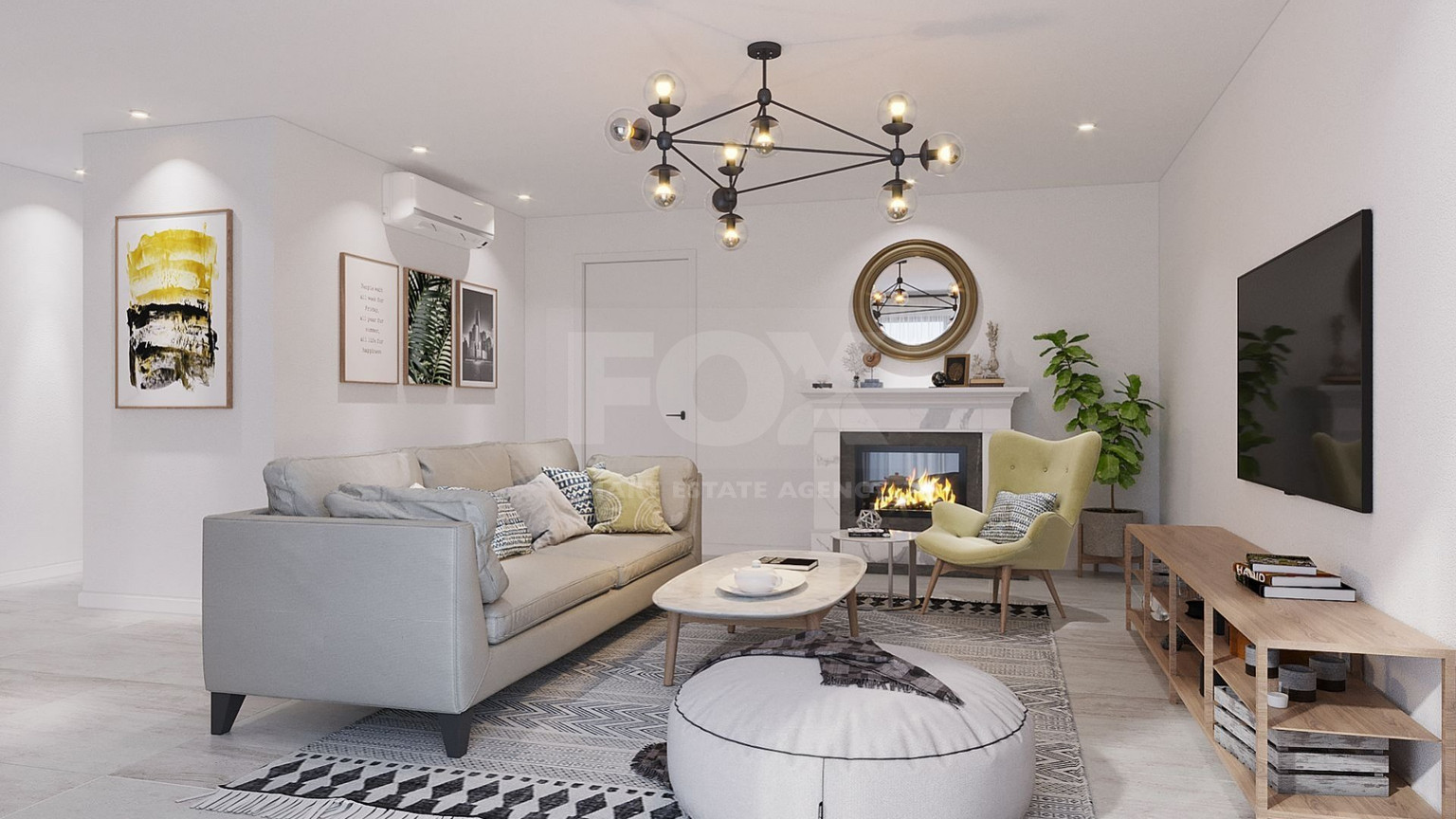 Special Offer- Three bedroom plus office, key ready  luxury villa in Geroskipou area of Paphos , for sale