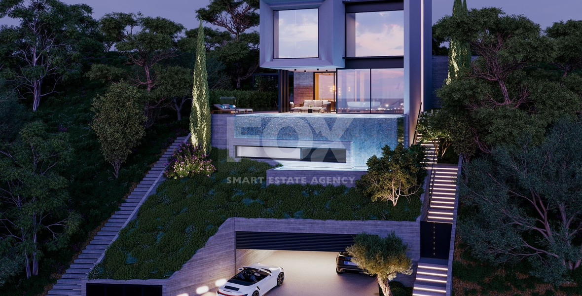 Seven Bedroom Luxury Villa in Mouttagiaka with a spectacular sea and Limassol views