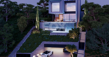 Seven Bedroom Luxury Villa in Mouttagiaka with a spectacular sea and Limassol views