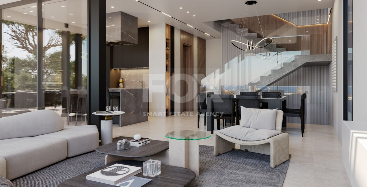 Seven Bedroom Luxury Villa in Mouttagiaka with a spectacular sea and Limassol views