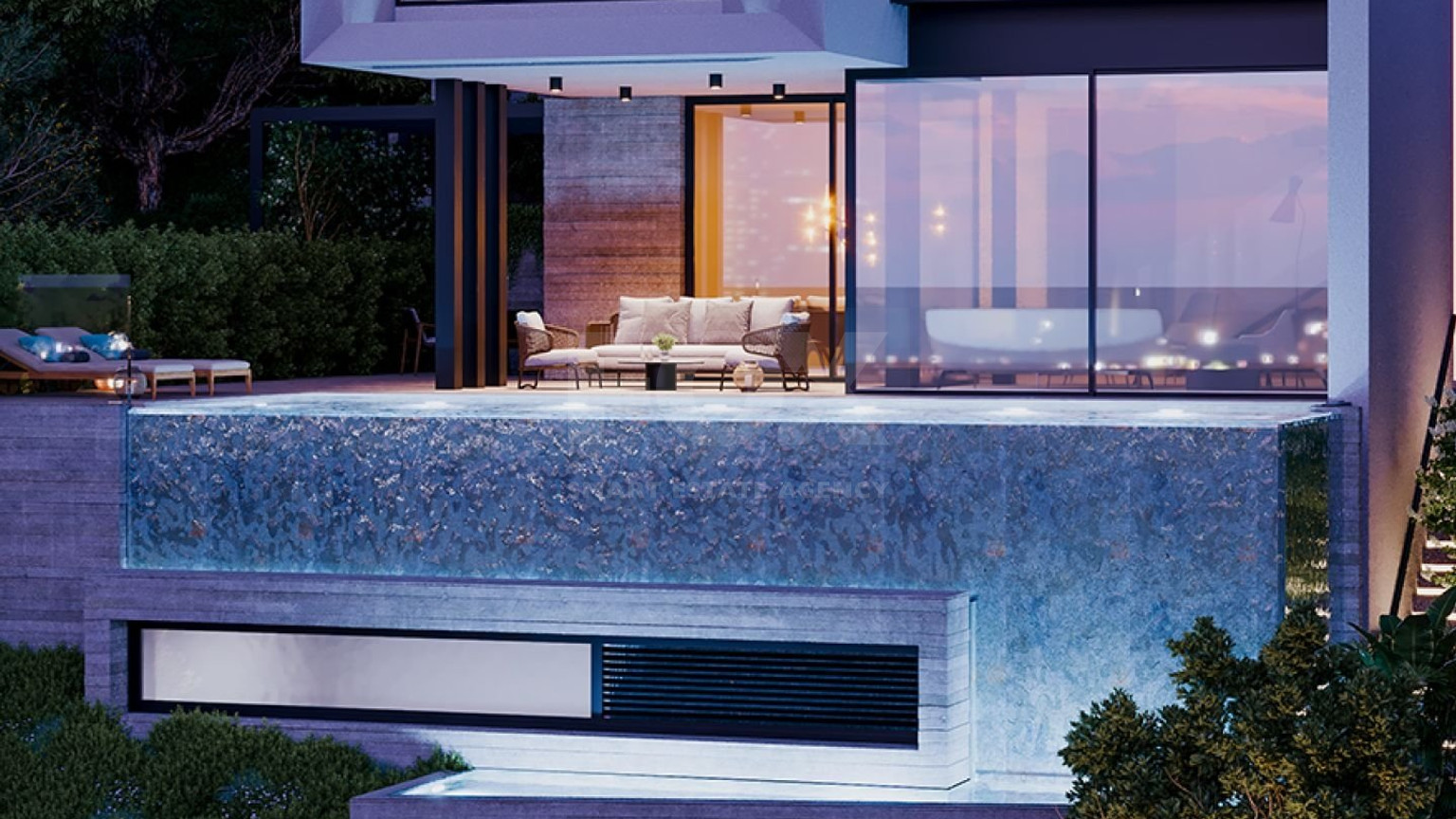 Seven Bedroom Luxury Villa in Mouttagiaka with a spectacular sea and Limassol views
