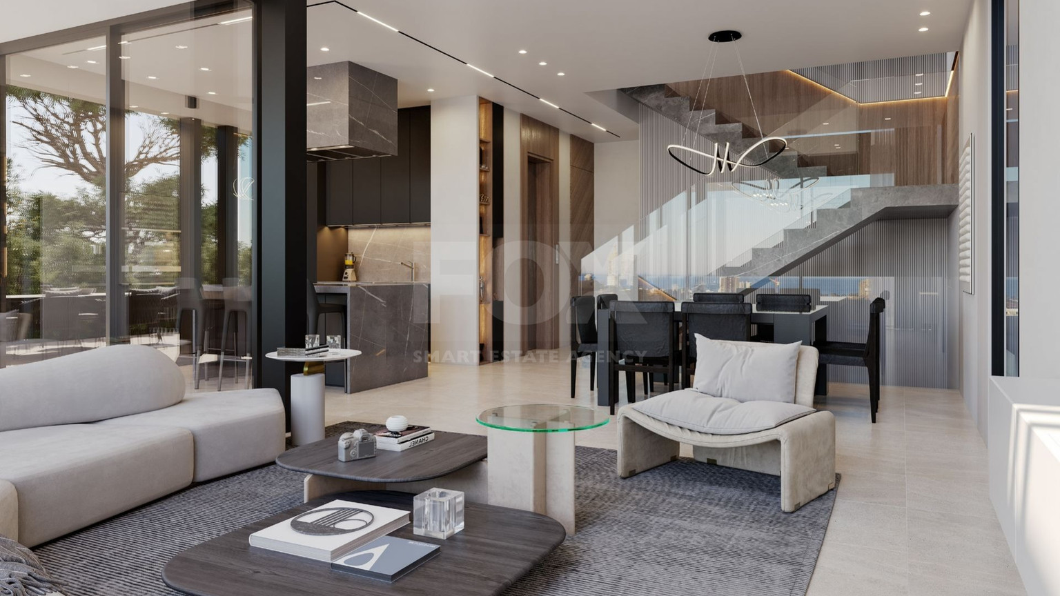 Seven Bedroom Luxury Villa in Mouttagiaka with a spectacular sea and Limassol views