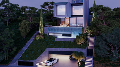 Seven Bedroom Luxury Villa in Mouttagiaka with a spectacular sea and Limassol views