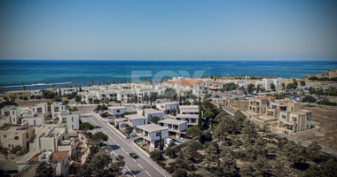 A luxury three bedroom,  beachfront villa,  in Tomb of the Kings area in Paphos