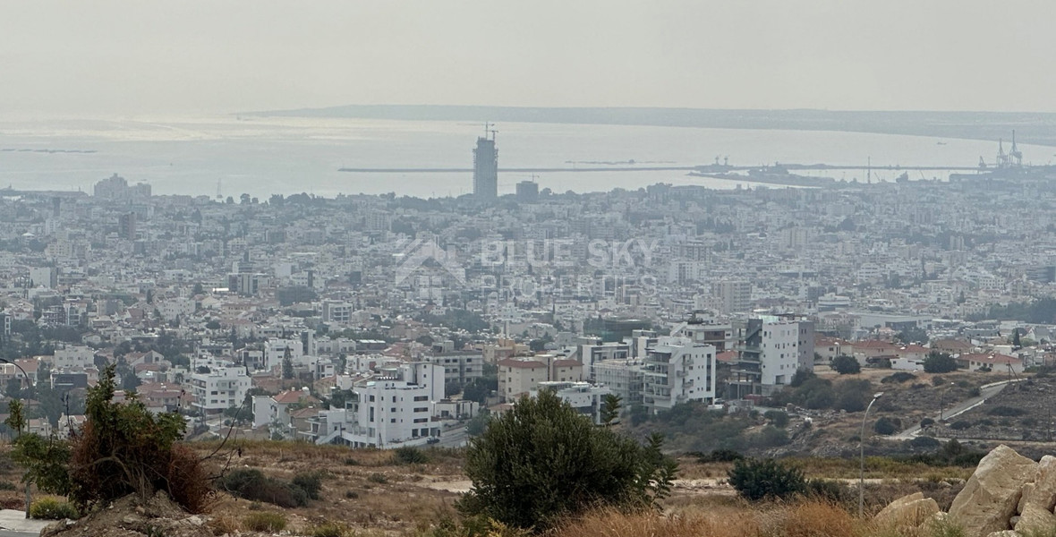 PANORAMIC SEA VIEW PLOTS IN CENTRAL LIMASSOL WITH BESPOKE VILLAS