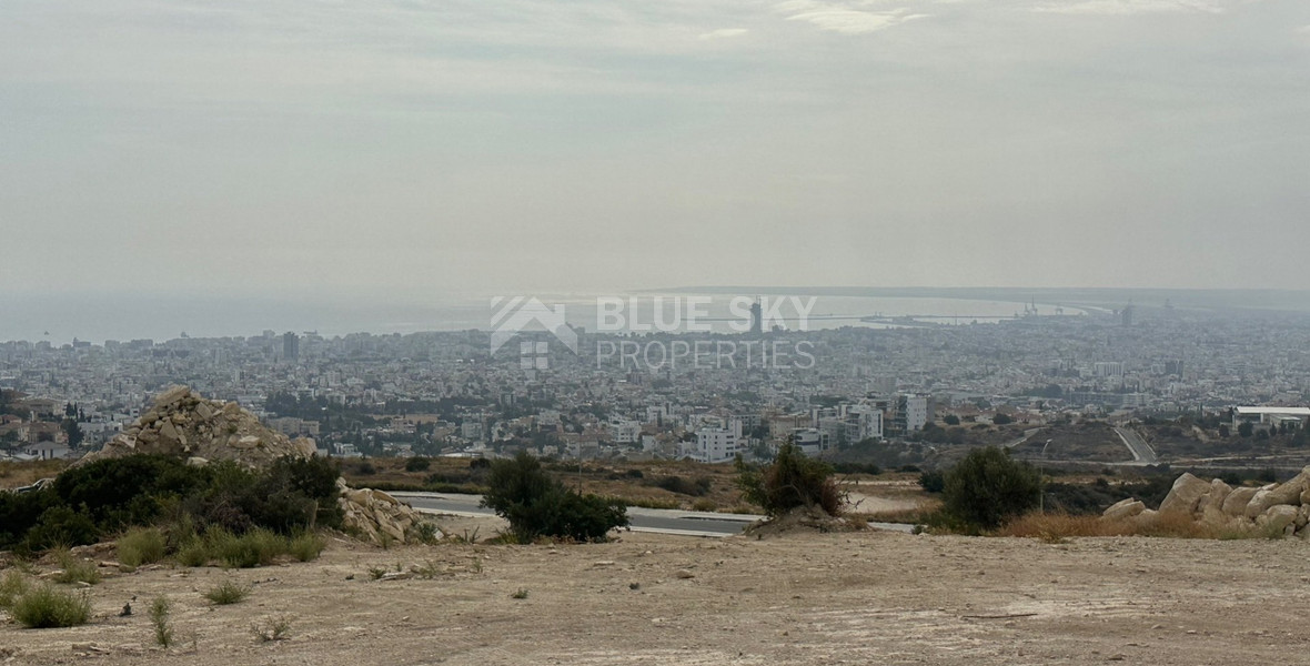 PANORAMIC SEA VIEW PLOTS IN CENTRAL LIMASSOL WITH BESPOKE VILLAS