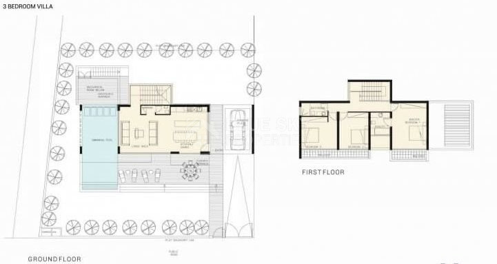 Three bedroom detached villa in peyia