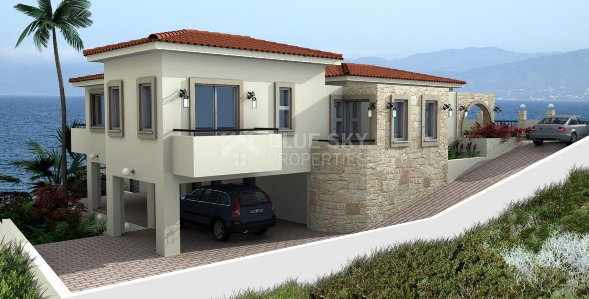 Five bedroom bungalow with sea view in Neo Chorio, Paphos