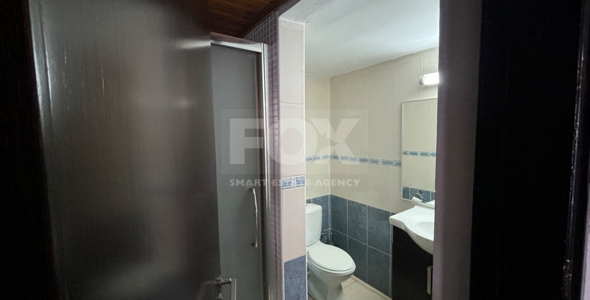 For rent one bedroom ground floor apartment