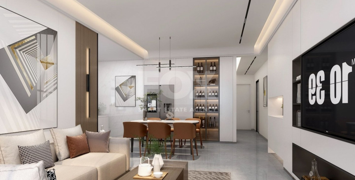 Luxury, modern design, 2-bedroom apartment in Neapolis