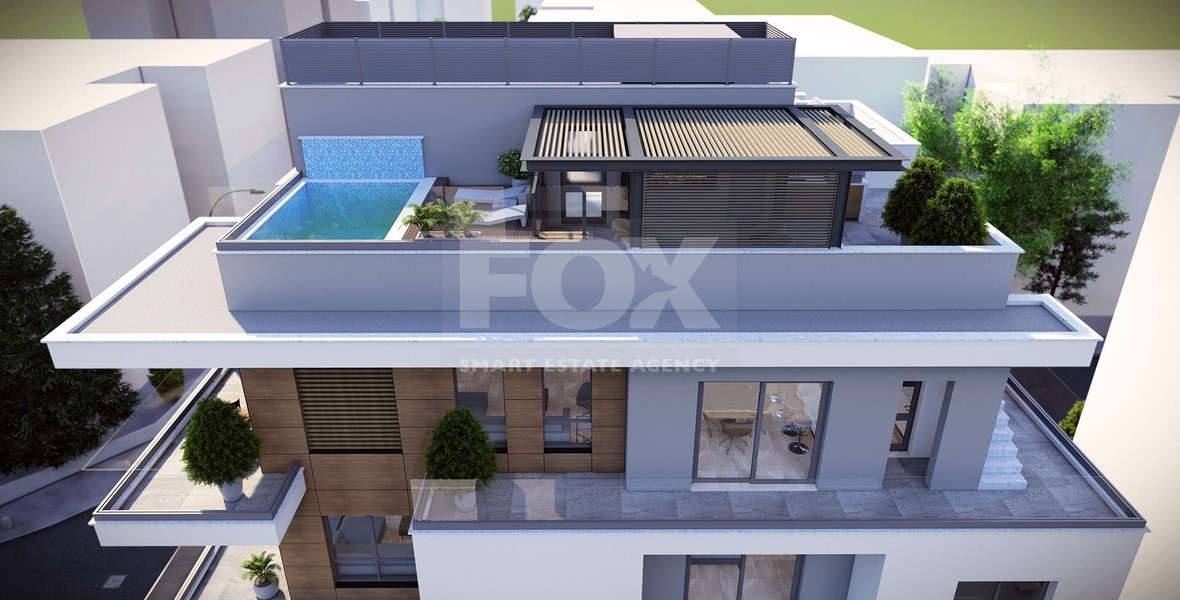 Luxury, modern design, 2-bedroom apartment in Neapolis