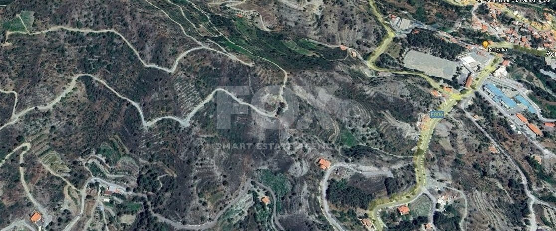 Touristic land for sale in Agros village in Limassol