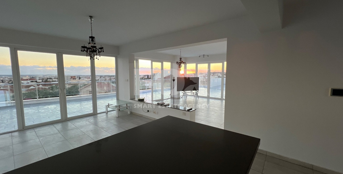 Whole Floor Penthhouse of 3bed with Huge Veranda of 150sqm and Panoramic View in Ekali for Rent