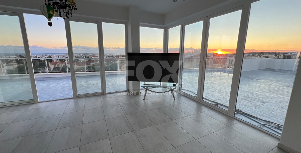 Whole Floor Penthhouse of 3bed with Huge Veranda of 150sqm and Panoramic View in Ekali for Rent