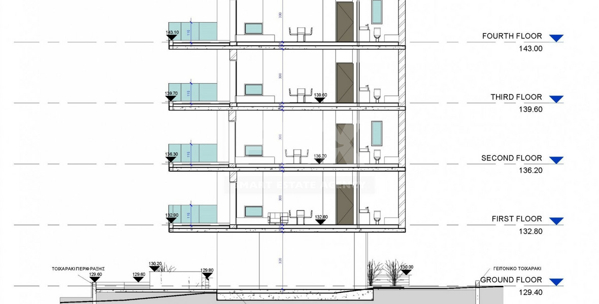 Fantastic two bedroom apartment on the first floor in Paphos Center