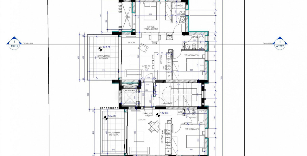 Fantastic two bedroom apartment on the first floor in Paphos Center