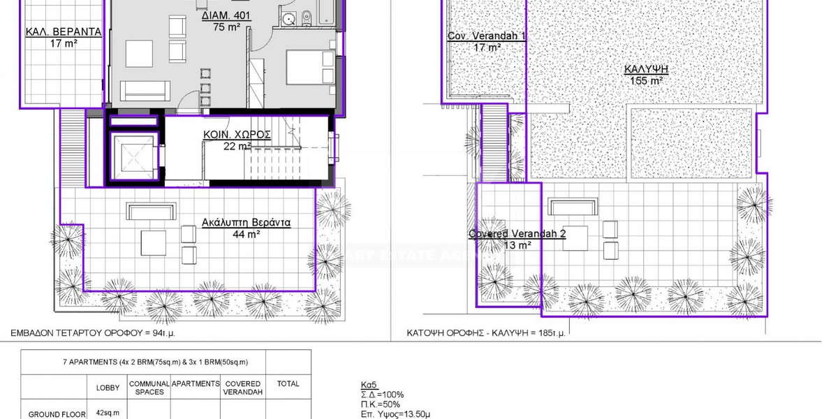 Fantastic two bedroom apartment on the first floor in Paphos Center