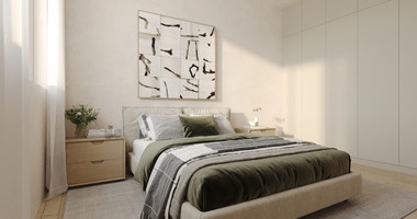 Modern Two-Bedroom, Two-Bath Residence in Paphos – Prime Location & Amenities- Sea View