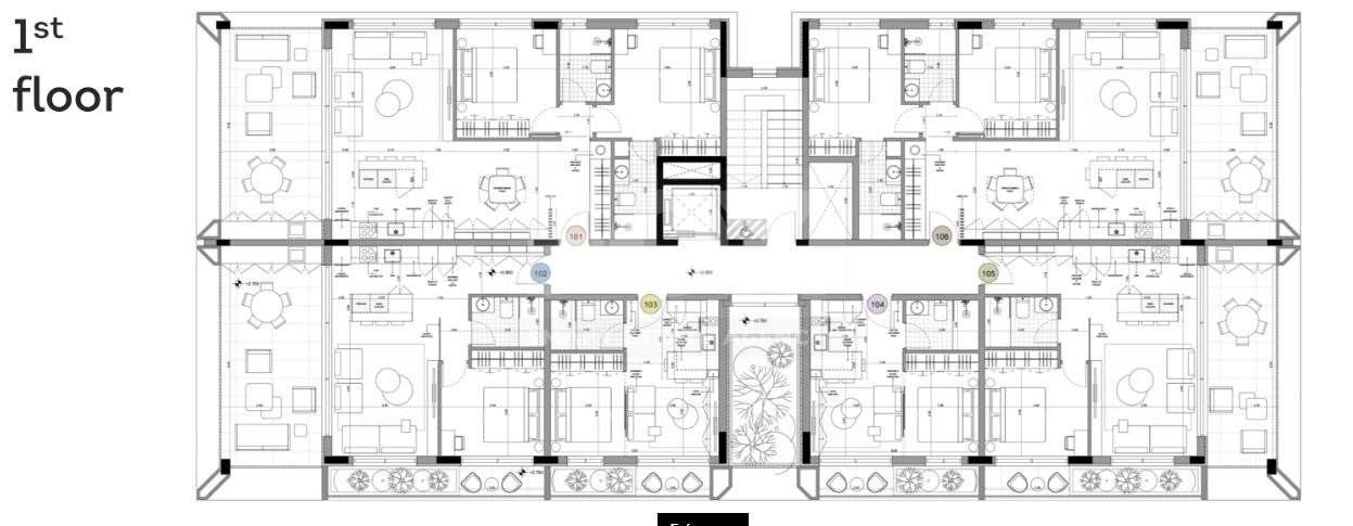 One bedroom fabulous apartment on first floor in the center of Paphos