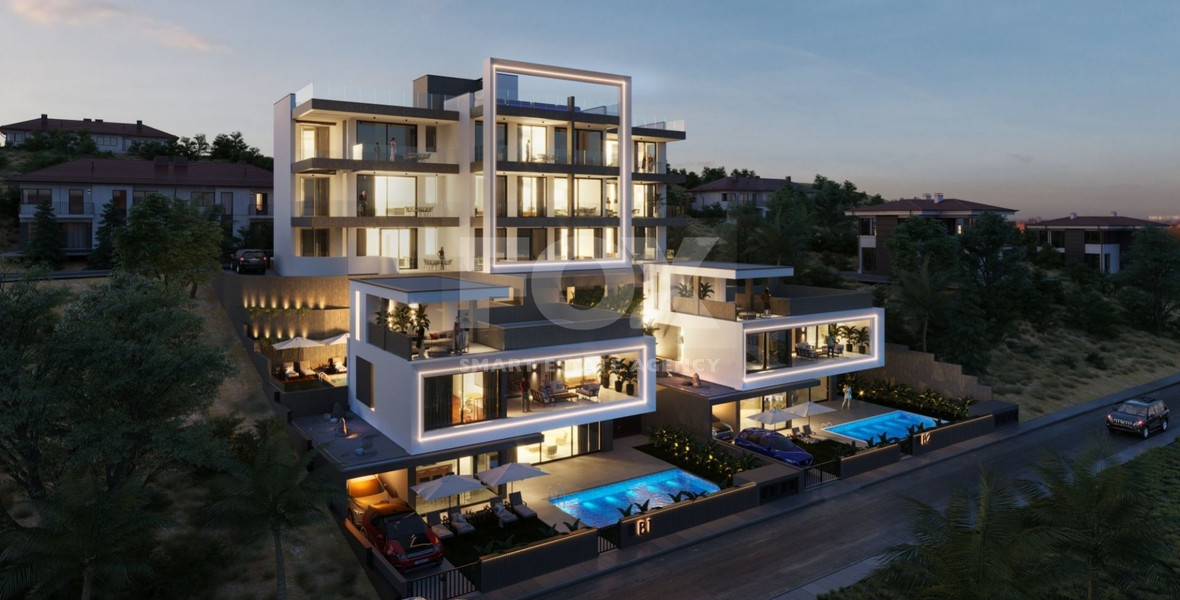 Two bedroom apartment with amazing view in Agios Athanasios, Limassol