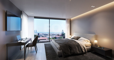 Two bedroom top floor apartment with amazing view in Agios Athanasios, Limassol