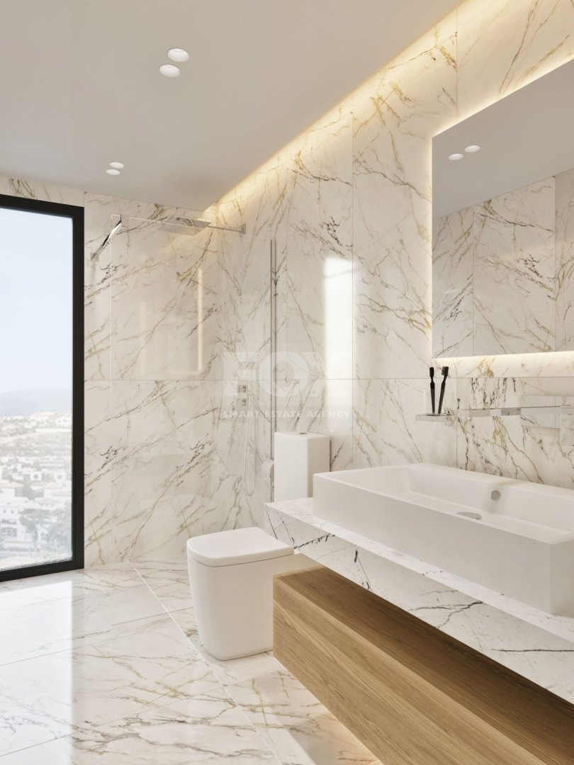 Two bedroom top floor apartment with amazing view in Agios Athanasios, Limassol