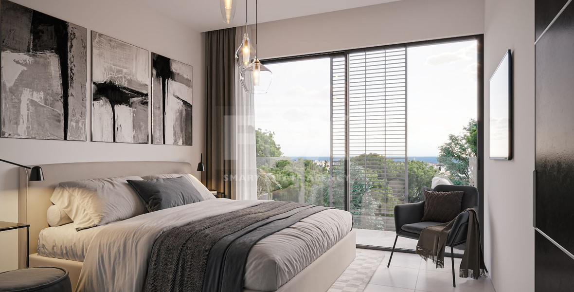 One bedroom elegant apartment on the second floor,  in Paphos area