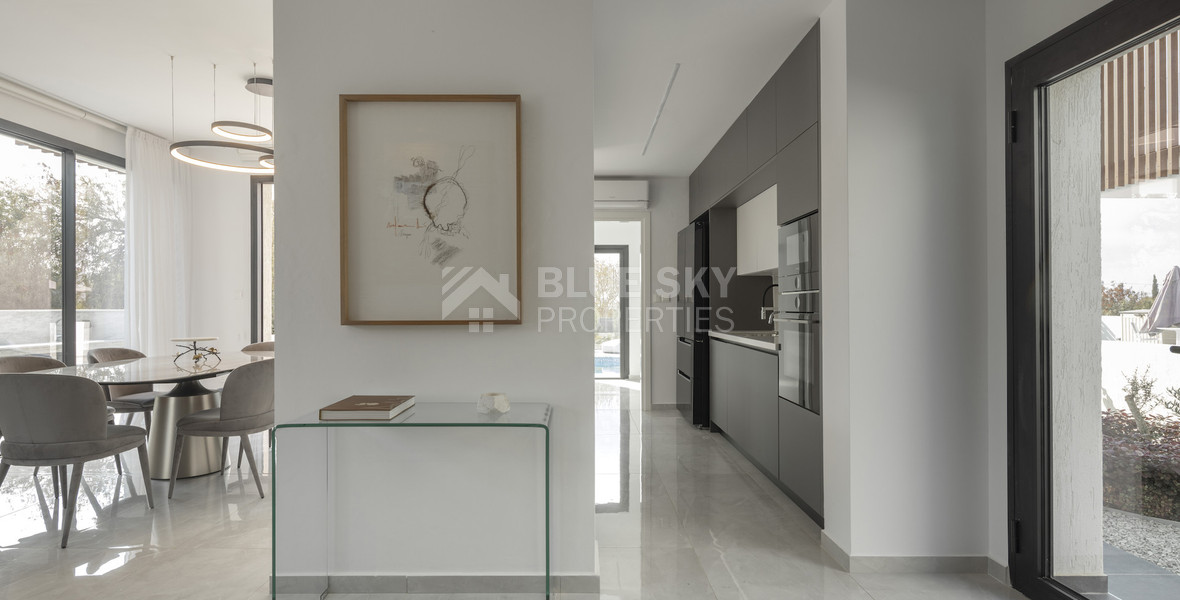 Four bedroom villa with roof garden and private swimming pool, in Paphos