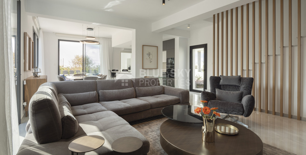 Four bedroom villa with roof garden and private swimming pool, in Paphos