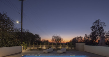 Four bedroom villa with roof garden and private swimming pool, in Paphos