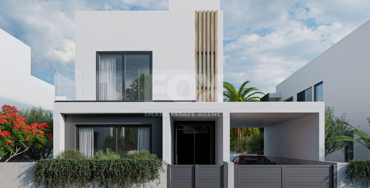 Four bedroom villa with roof garden and private swimming pool, in Paphos