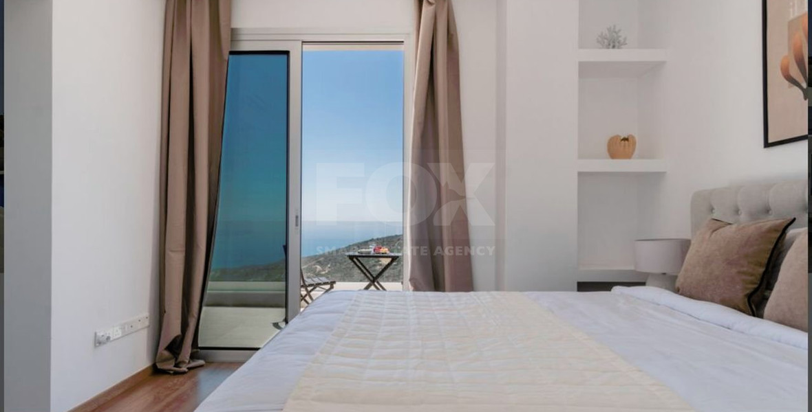 Three bedroom Villa for Rent in Pissouri with Panoramic Sea View