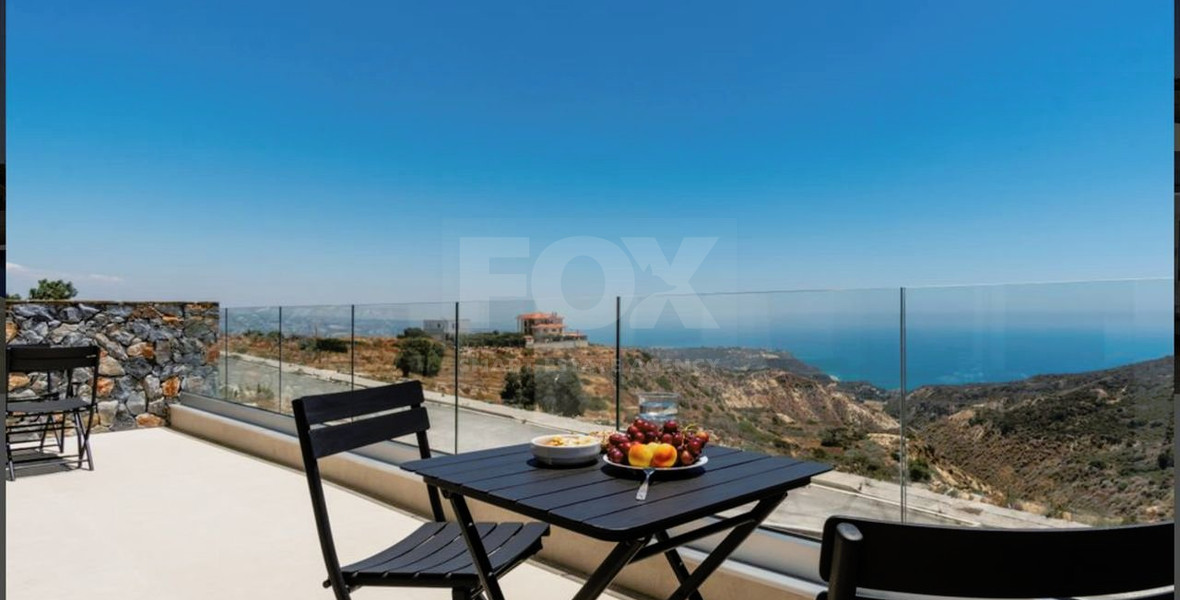 Three bedroom Villa for Rent in Pissouri with Panoramic Sea View