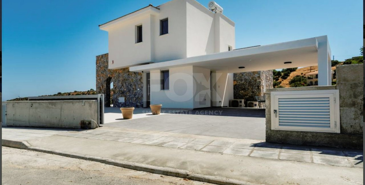Three bedroom Villa for Rent in Pissouri with Panoramic Sea View