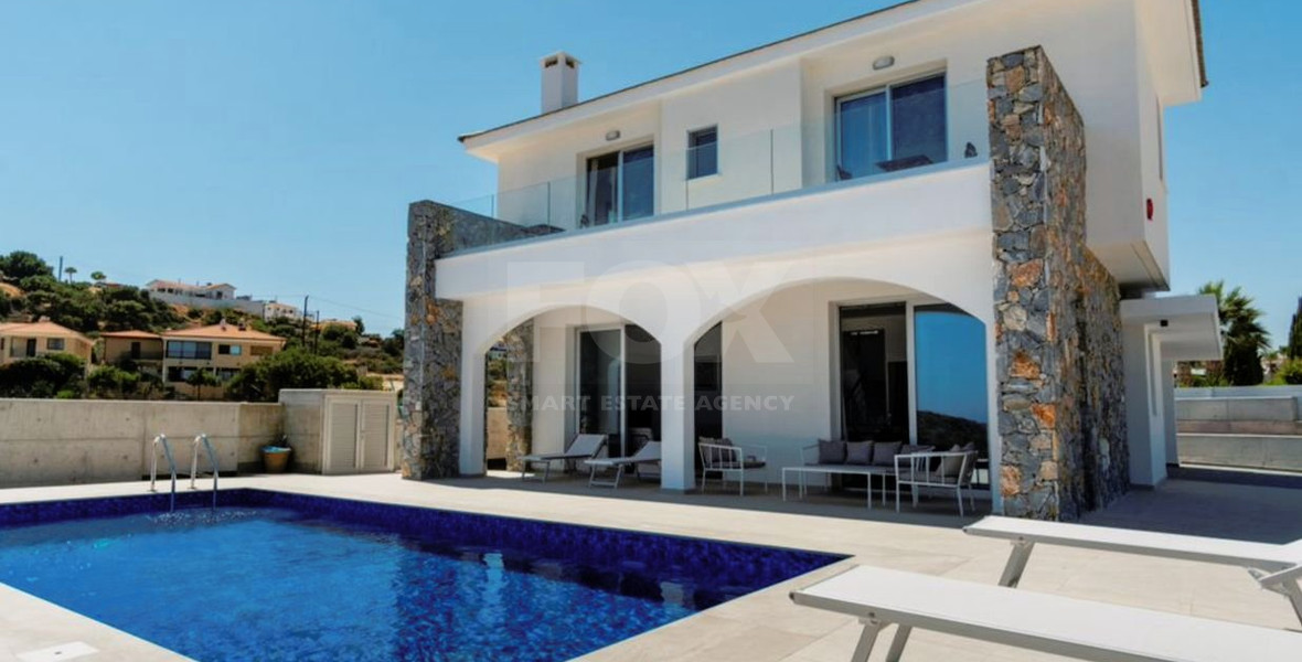 Three bedroom Villa for Rent in Pissouri with Panoramic Sea View