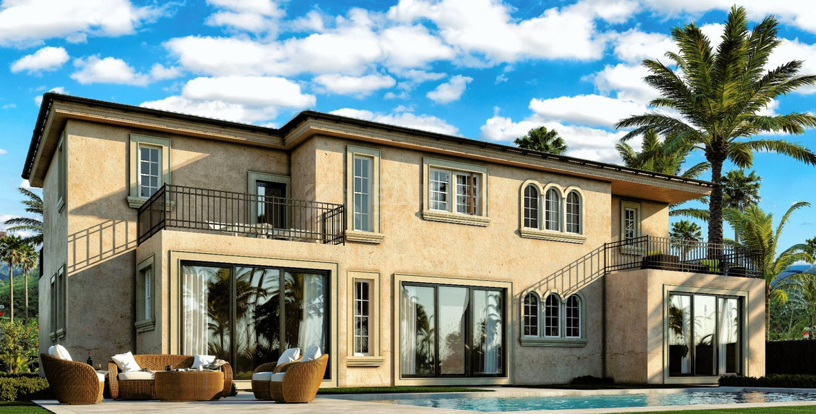 Four bedroom luxury villas with roof garden in a privileged area  in Chloraka