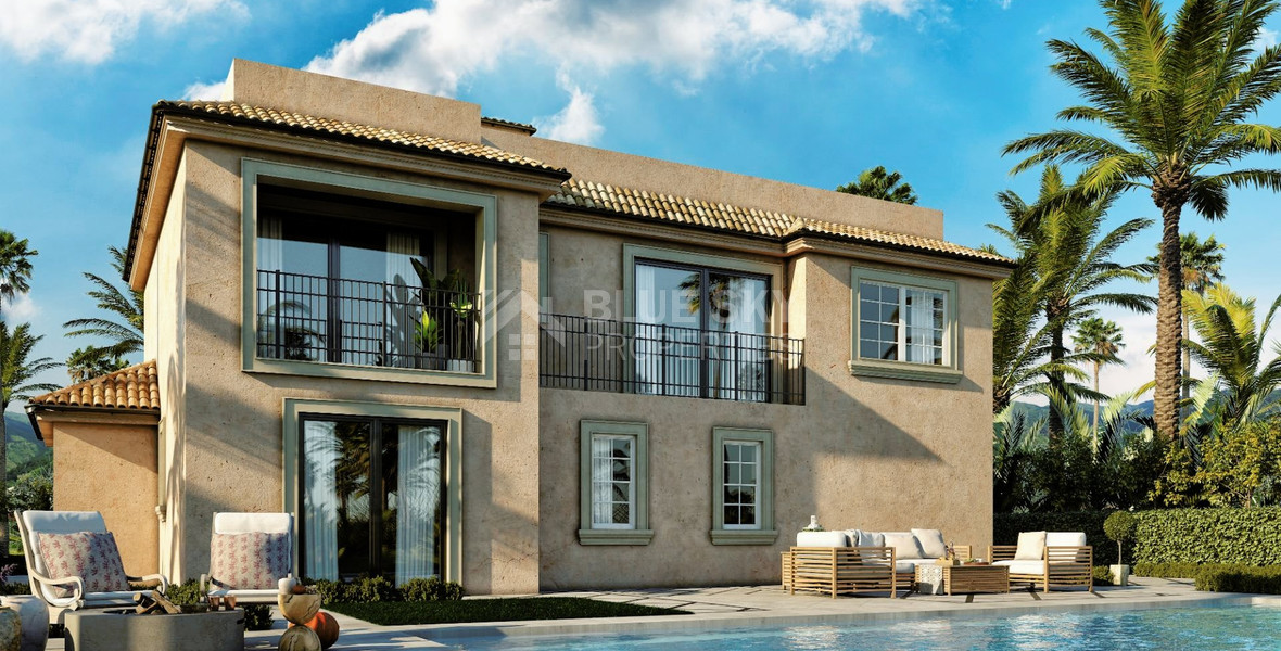 Four bedroom luxury villas with roof garden in a privileged area  in Chloraka