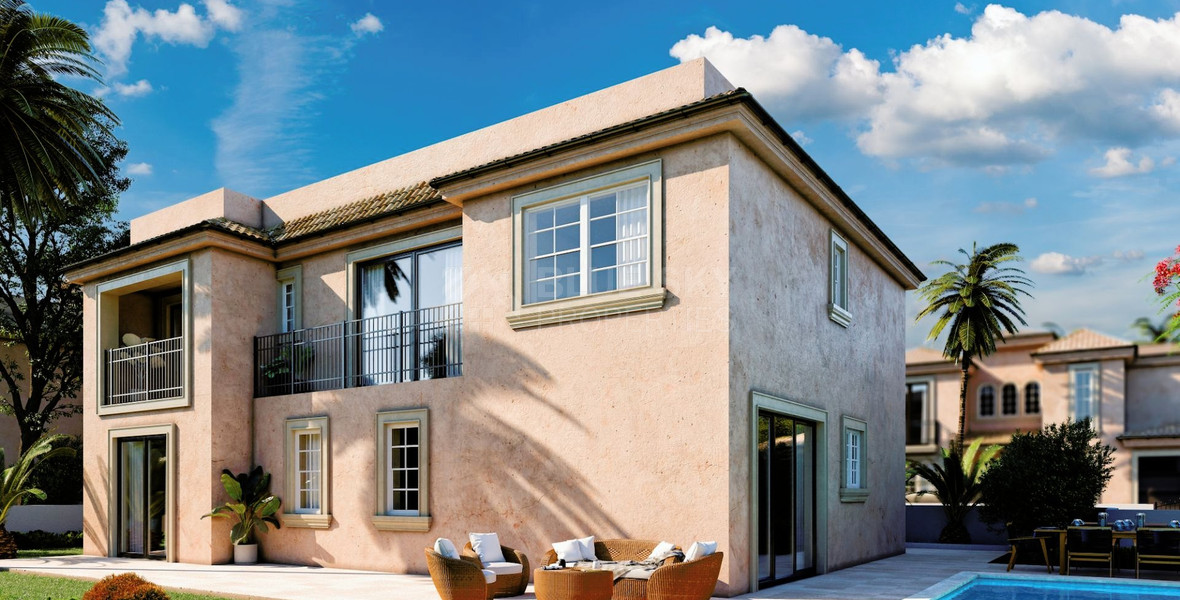 Four bedroom luxury villas with roof garden in a privileged area  in Chloraka