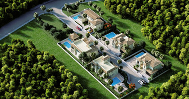 Four bedroom luxury villas with roof garden in a privileged area  in Chloraka