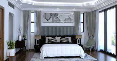 Four bedroom luxury villas with roof garden in a privileged area  in Chloraka