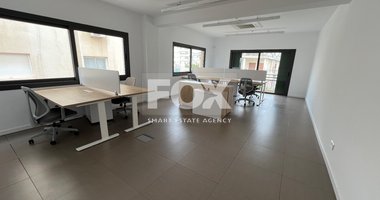 Furnished Office of 222sqm in the Heart of the City Katholiki Area with Photovoltaic system for Rent