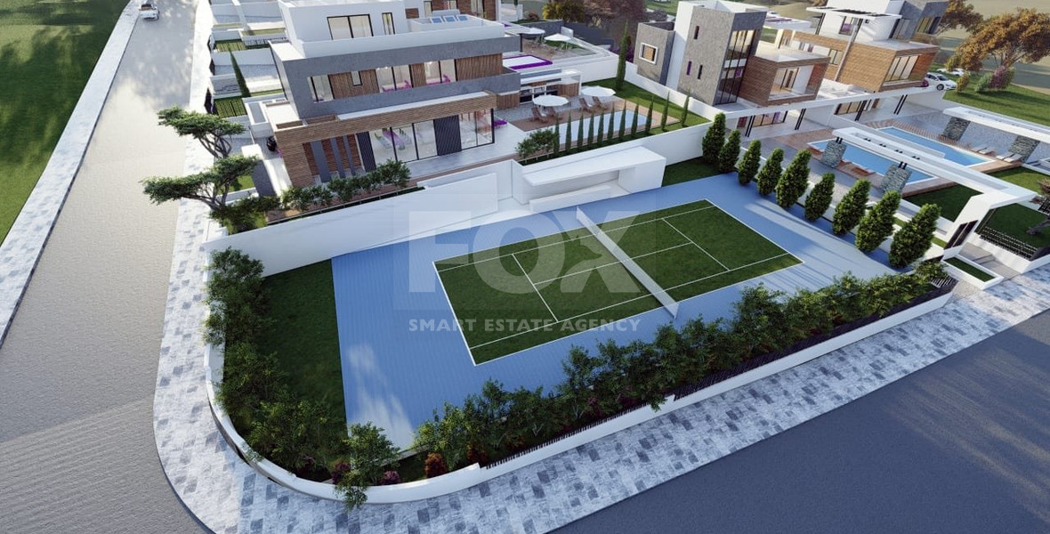 Luxury 5 bedroom villa with swimming pool in Agios Tychonas.