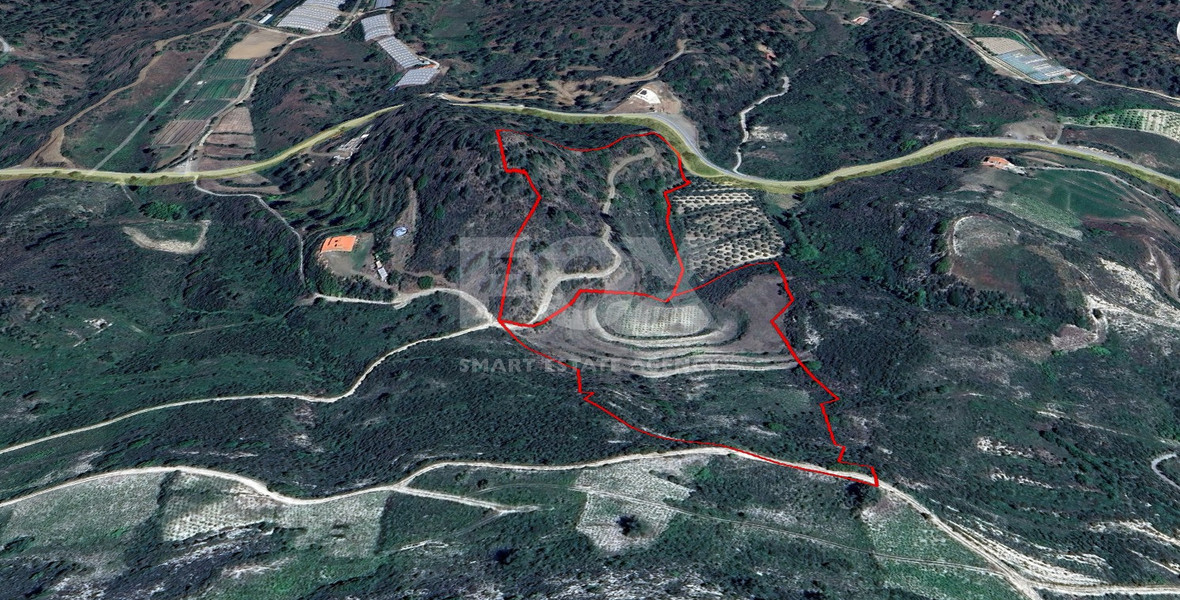 Huge Agricultural Land For Sale Near Omodos  Village